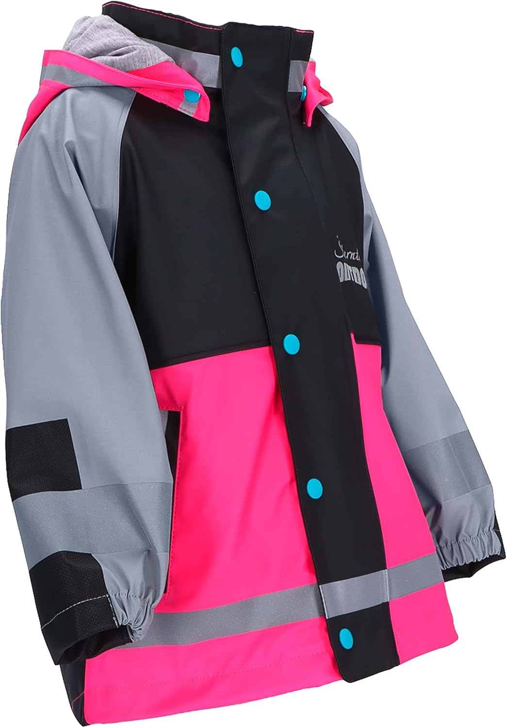 Sterntaler Unisex Kinder Blockfarben Funktions-Regenjacke 86 Rosa, 86 Rosa