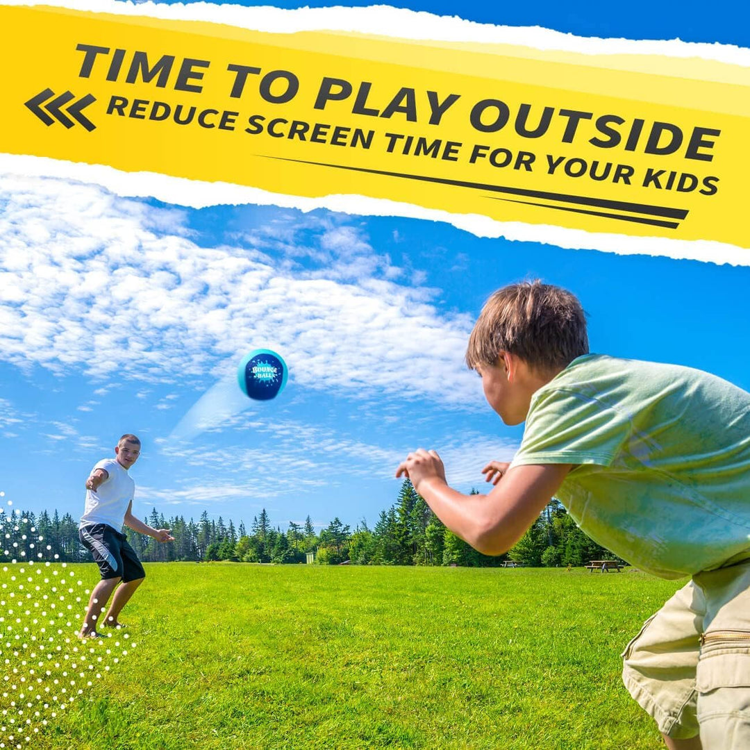 Wasser Sprungball, 2er-Pack Bounce Balls als Outdoor Games am Strand, See and Pool für Kinder 5-12 J
