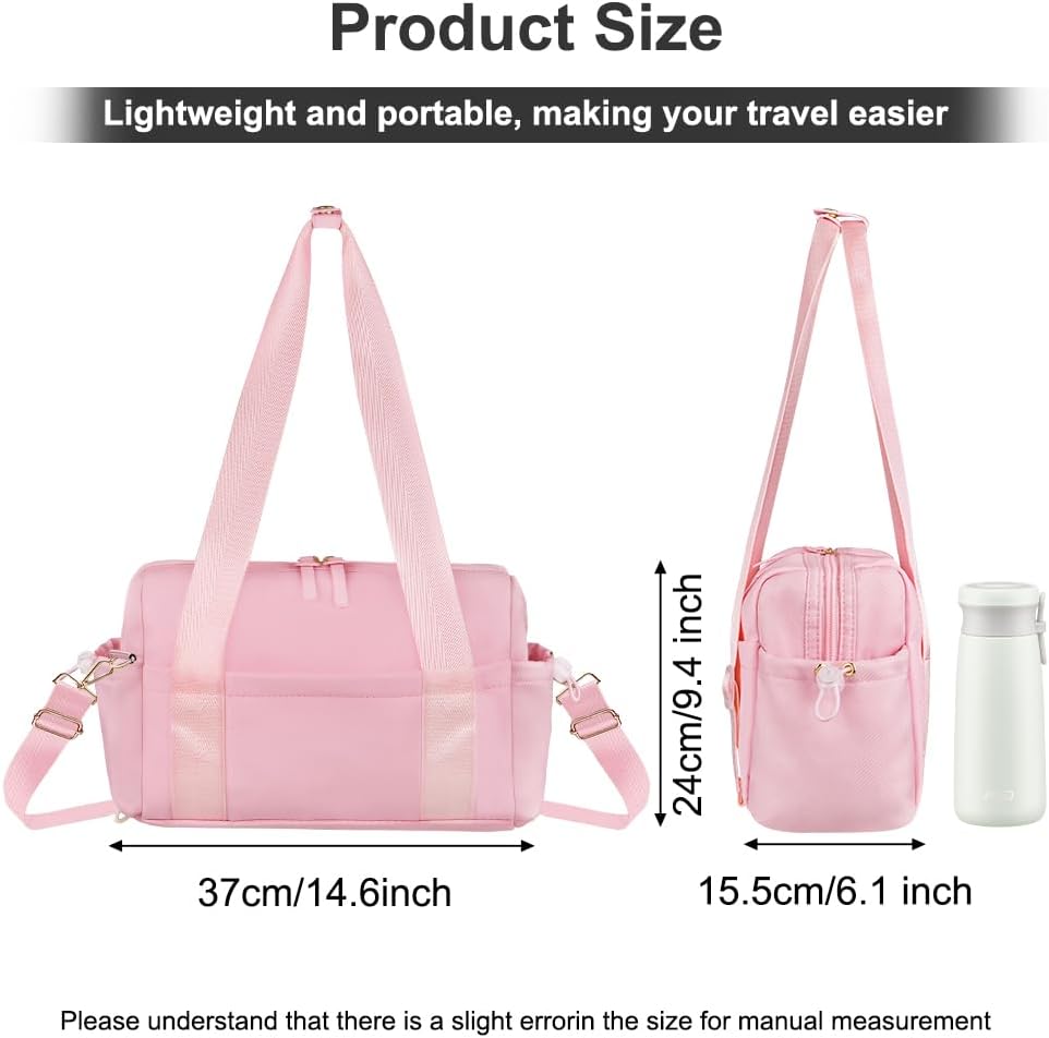 flintronic Sporttasche Damen Reisetasche, Wasserdicht Schwimmtasche Fitnesstasche mit Nassfach, Leic