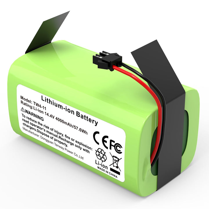 ASUNCELL 4000 mAh 57.6Wh 14.4V Ersatzakku für RoboVac 11 Li-Ion-Akku, kompatibel mit RoboVac 11S 11S