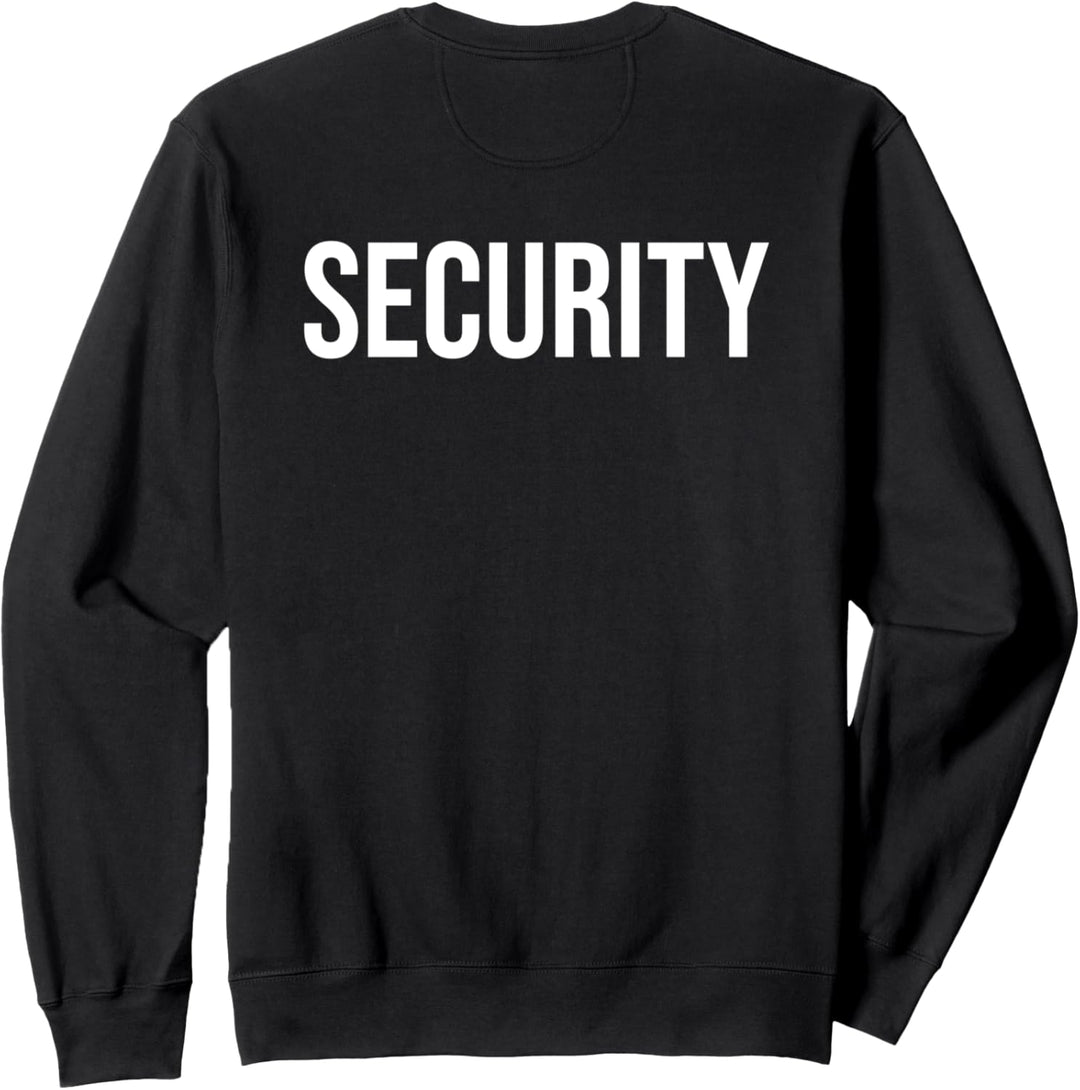 Security Sicherheitsdienst Personenschützer Bodyguard Kostüm Sweatshirt
