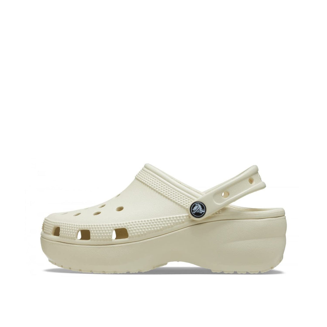 Crocs Damen Classic Platform W Clogs 34/35 EU Bone, 34/35 EU Bone