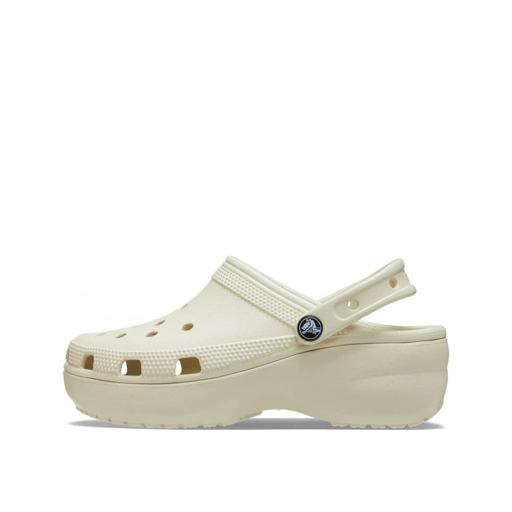 Crocs Damen Classic Platform W Clogs 34/35 EU Bone, 34/35 EU Bone