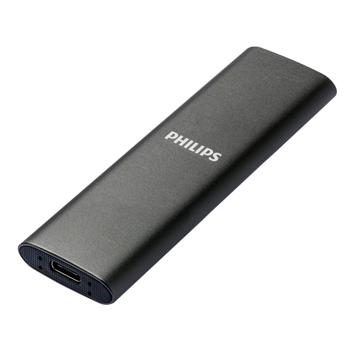 Philips Draagbaar Externe SSD 500 GB- Ultra Slanke SATA Ultra Speed USB- C - USB, snelheid tot 540 M