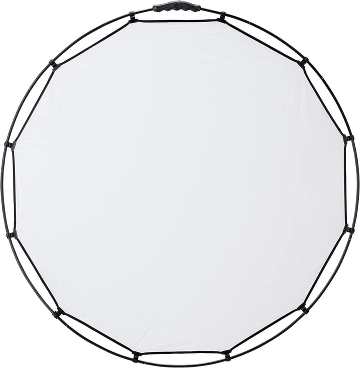 Manfrotto HaloCompact Plus Diffusor 98 cm 2-Stop Rundreflektor - RapidExoframe™ Technologie - Zusamm