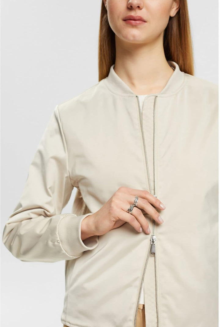 ESPRIT Collection Blouson im Bomber-Style XL 260/LIGHT TAUPE, XL 260/LIGHT TAUPE