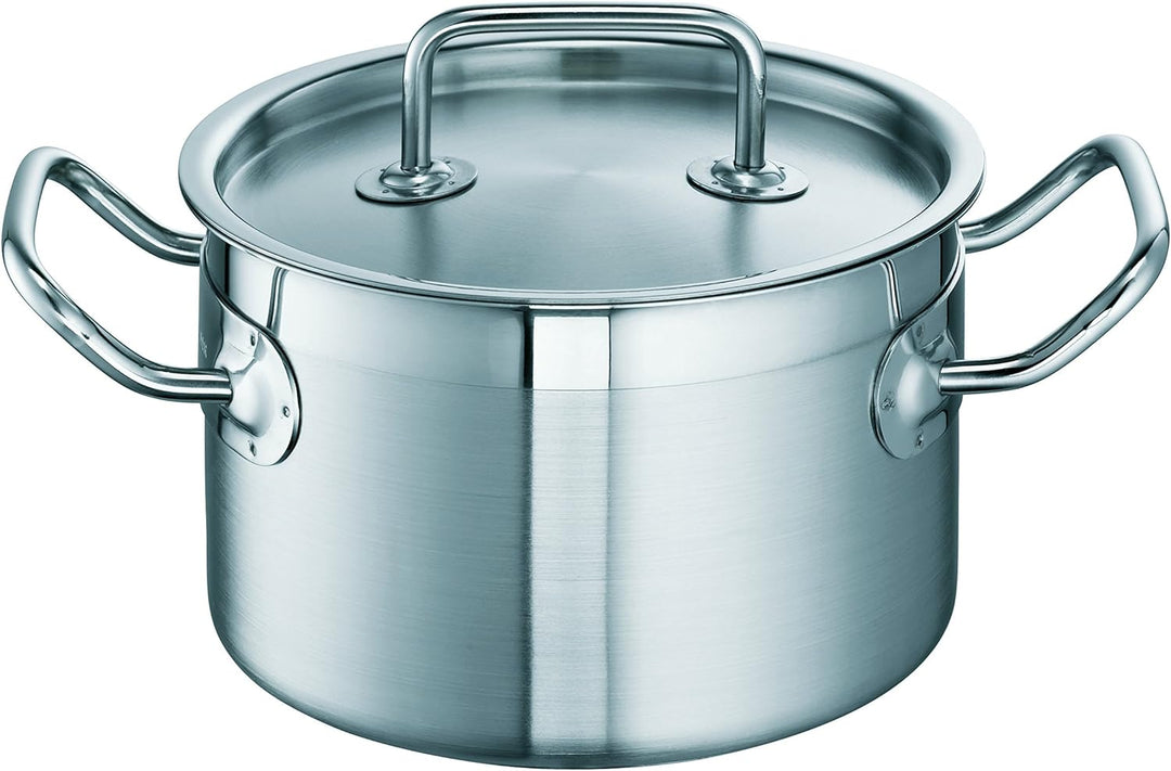 Schulte-Ufer Topf-Set Profi-Line i 5-tlg. aus Edelstahl bestehend aus Brat- Stiel- und Fleischtöpfen