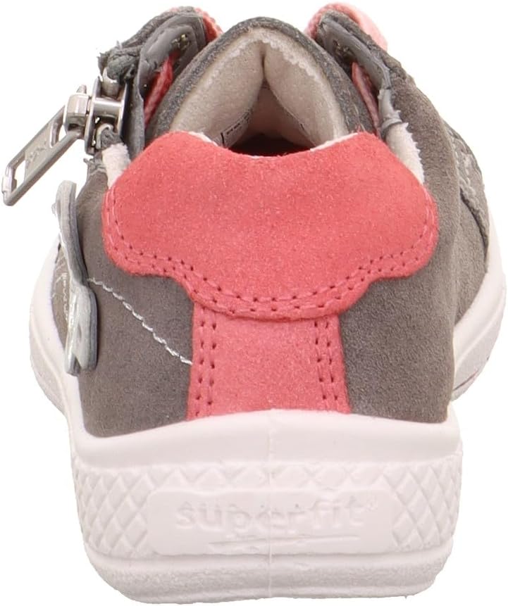 Superfit Mädchen Tensy Sneaker 25 EU Weit Hellgrau 2000, 25 EU Weit Hellgrau 2000