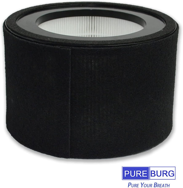 PUREBURG ErsatzFilter kompatibel mit Soehnle Airfresh Clean 400 Luftreiniger, 2er-Pack H13 HEPA und