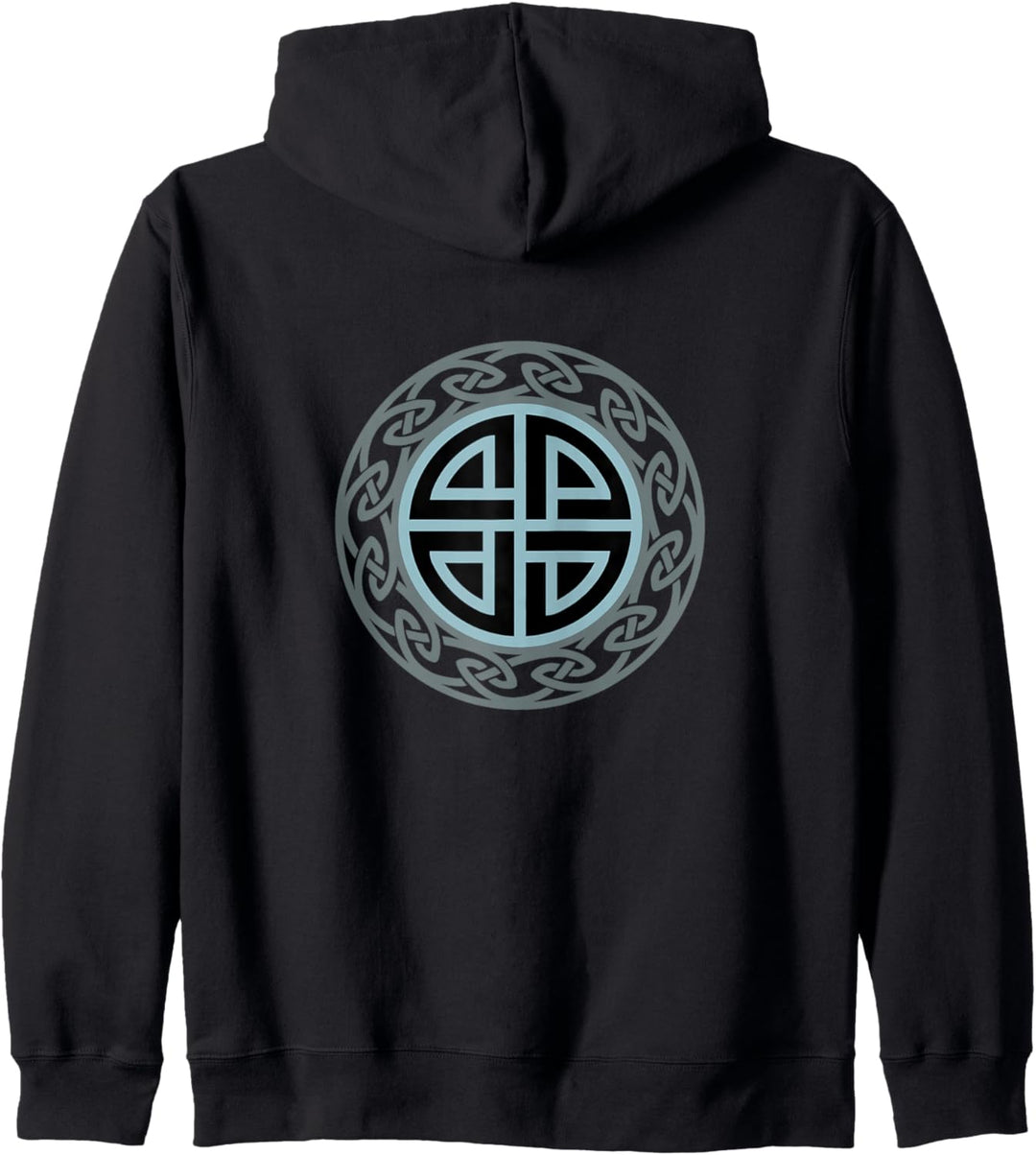 Vintage Schutzsymbol Schildknoten Keltisch Wikinger Nordisch Kapuzenjacke