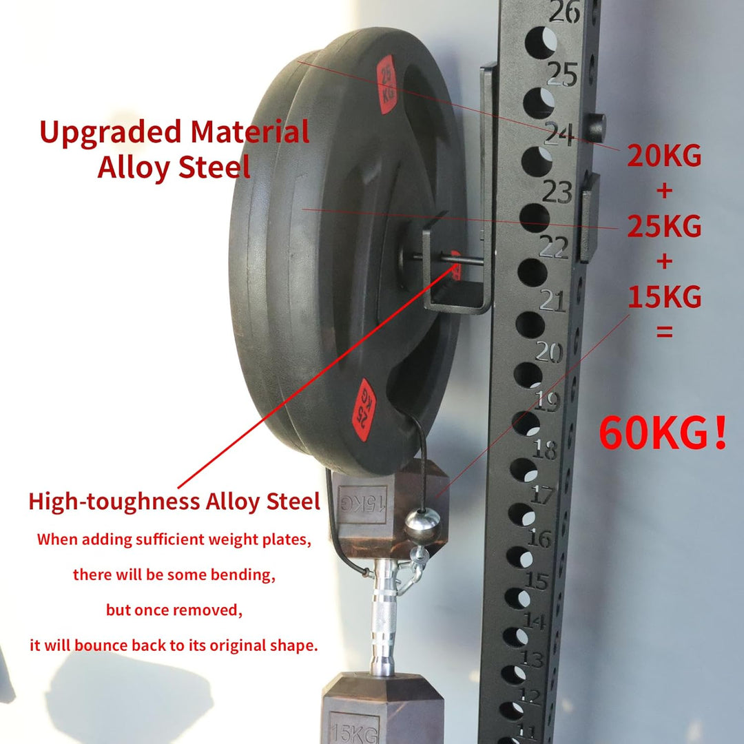 AHTAPFON Gym Pin Extender with 1 x Spring Clip,Weight Stack Pin,Weight Extender Pin,Gewicht Pin,Fits