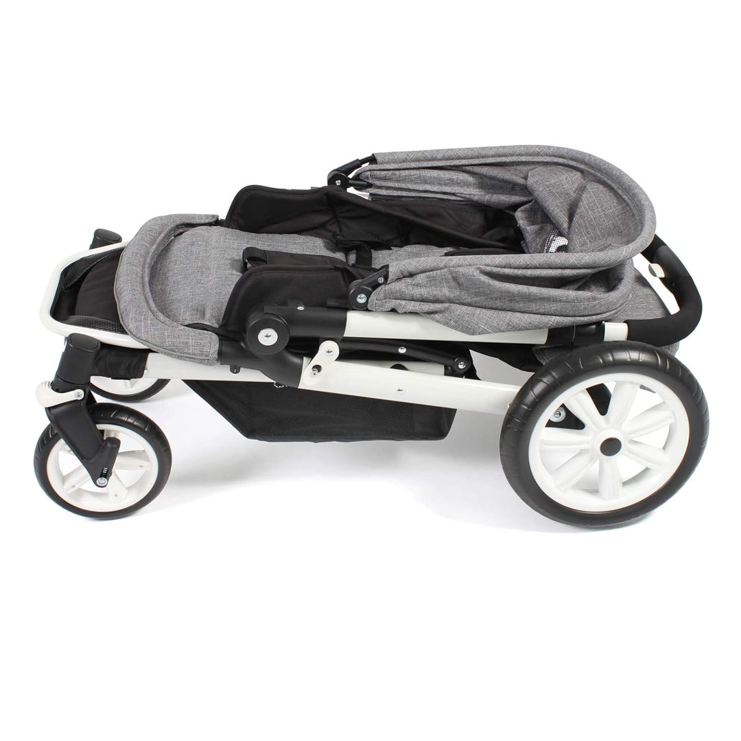 CHIC 4 BABY 157 32 Sportwagen Boomer, Buggy, Kinder-Sportwagen, Melange grau grau 1 Stück（1 er Pack）