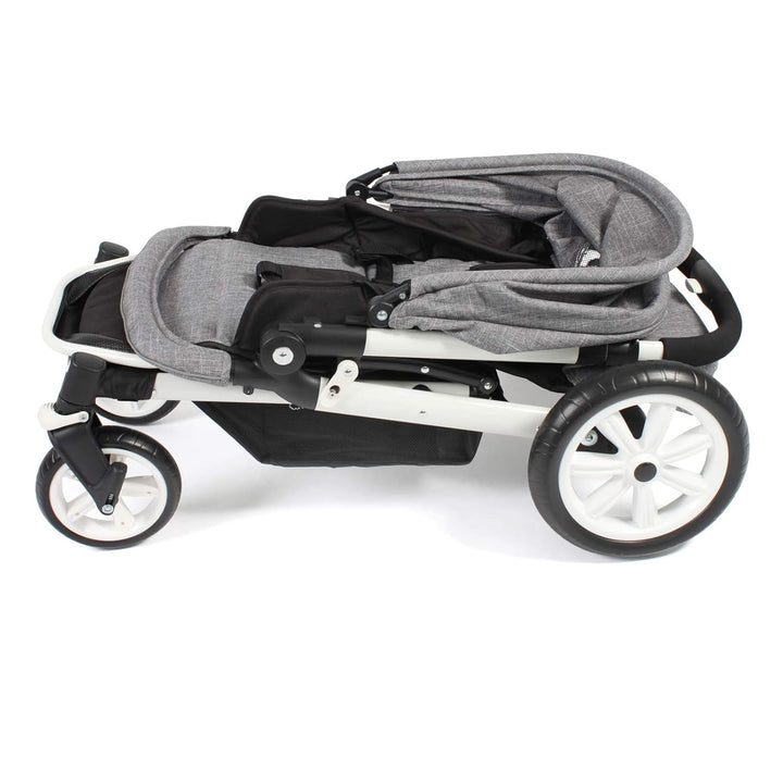 CHIC 4 BABY 157 32 Sportwagen Boomer, Buggy, Kinder-Sportwagen, Melange grau grau 1 Stück（1 er Pack）