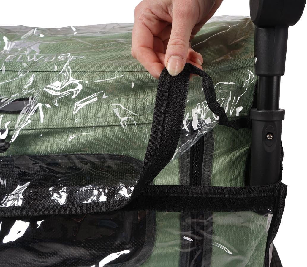 Knuffelwuff Regencover Cruvado | Transparenter PVC Regenschutz | Passgenau für Cruvado | Schutz vor