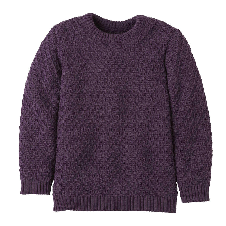 Disana Aran-Pullover Kinder - 100% Bio-Merino – atmungsaktiv & kuschelig warm - Unisex Gr. 86-140 -