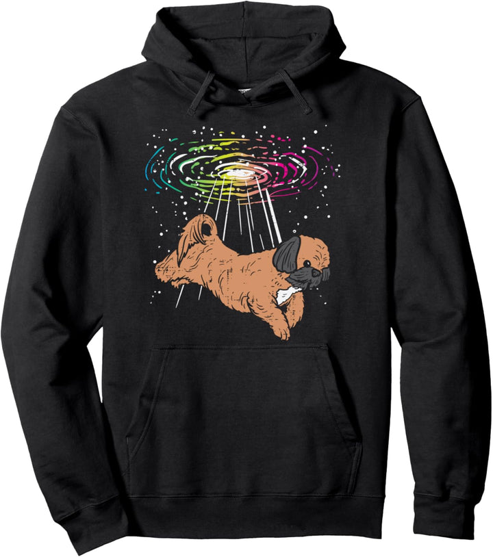 Space Shih Tzu Funny Galaxy Animal Pet Dog Lover Owner Gift Pullover Hoodie