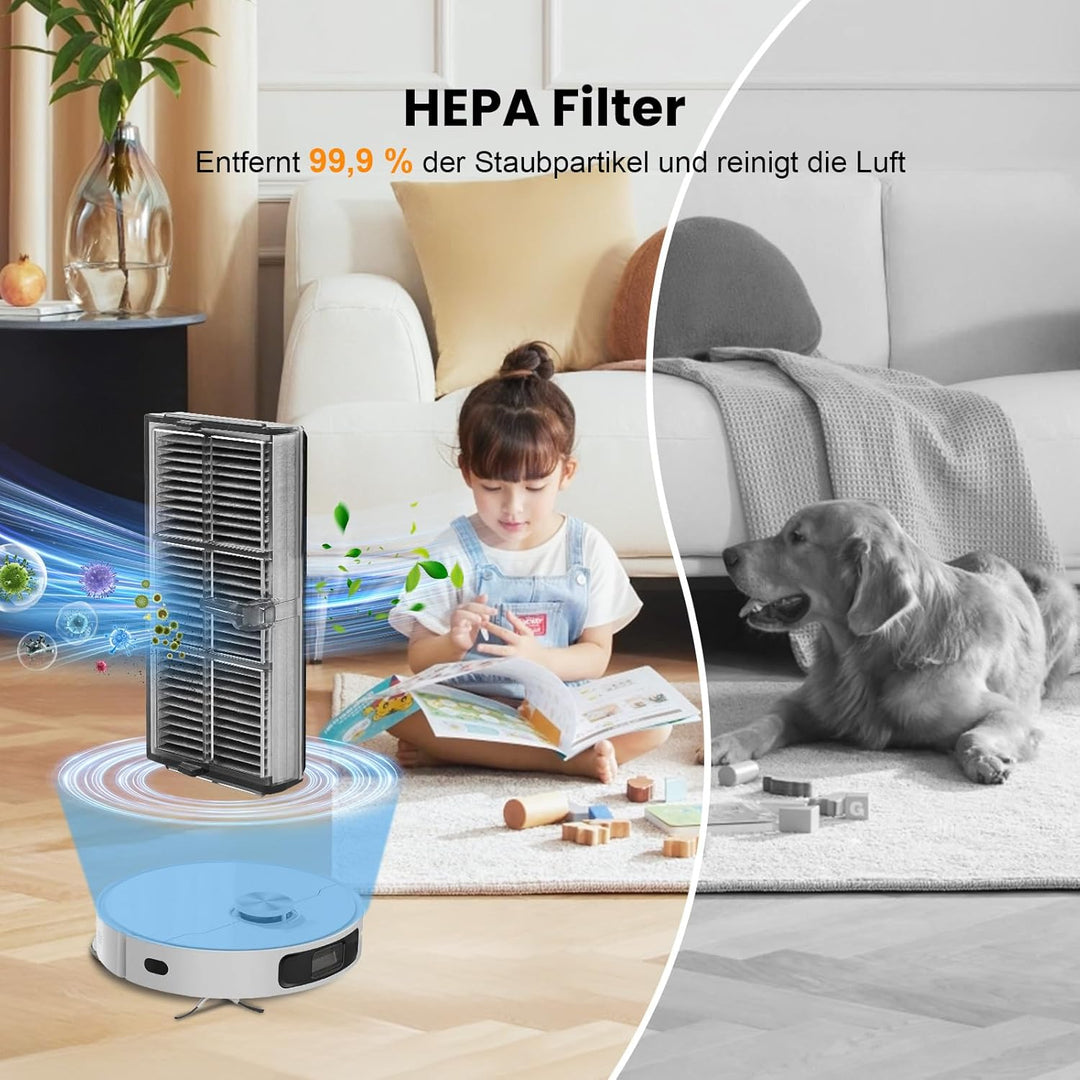 TriCut-Bürste Zubehör für Dreame X40 Ultra Complete / L40 Ultra / X40 Master/Mova P50 Pro Ultra Saug