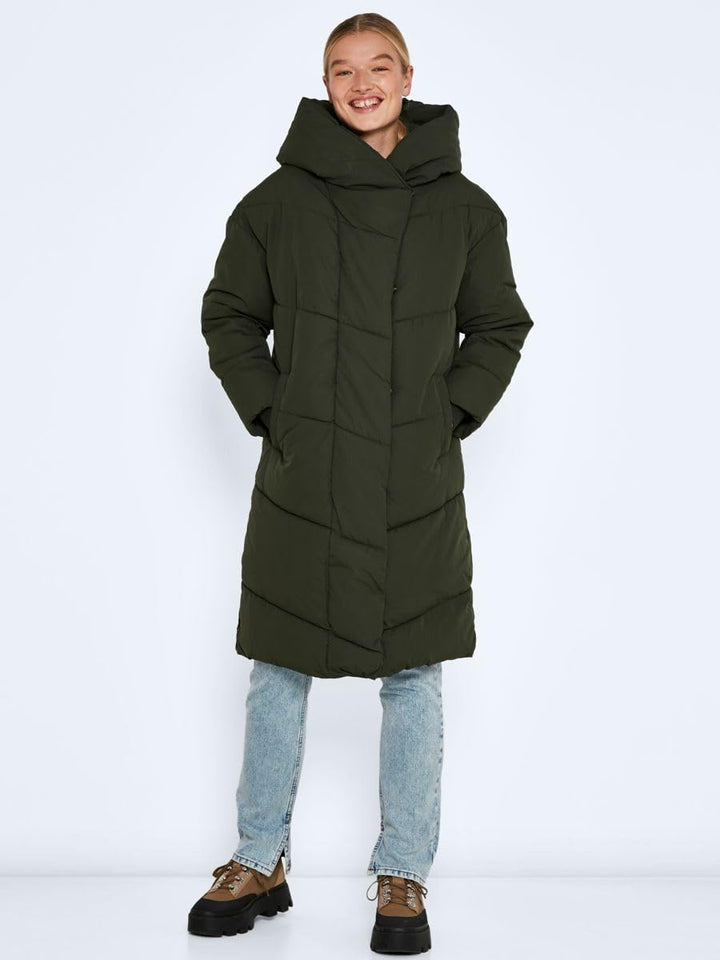 Noisy may Damen Nmtally L/S Long Jacket Bg Noos Jacke XS Rosin, XS Rosin