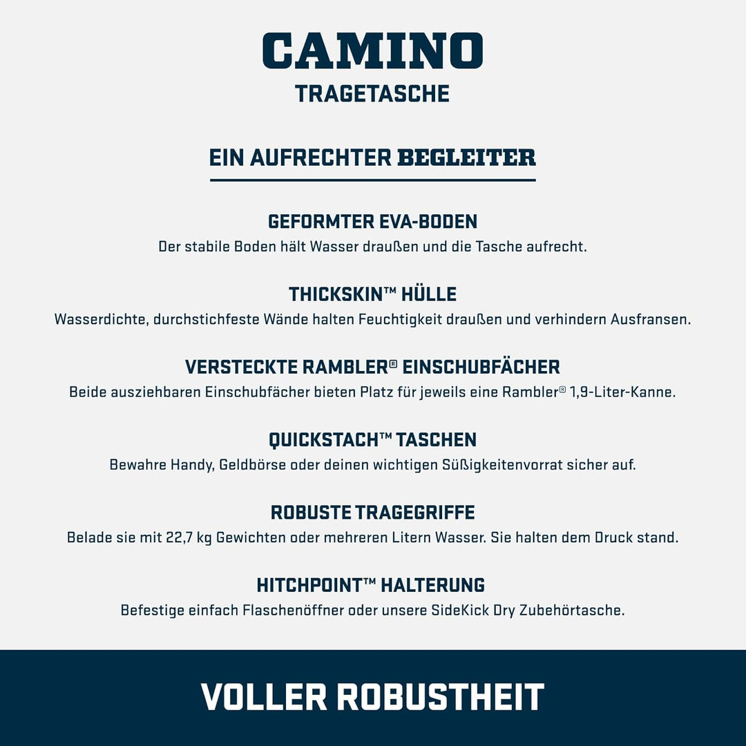 YETI Camino-Mehrzweck-Tragetasche, Storm Grey, 20 Sturmgrau, Sturmgrau