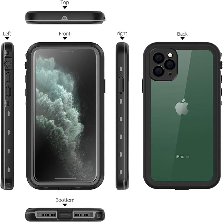 AICase wasserdichte Schutzhülle für Apple iPhone 11 Pro Max, IP68-zertifiziert, 360 °, wasserdicht,