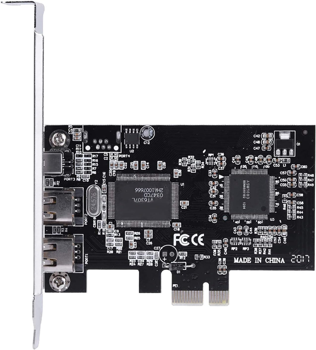 Firewire PCI-Express-Karte, PCI-E PCI Express FireWire 1394a IEEE 1394 Controller-Karte mit FireWire