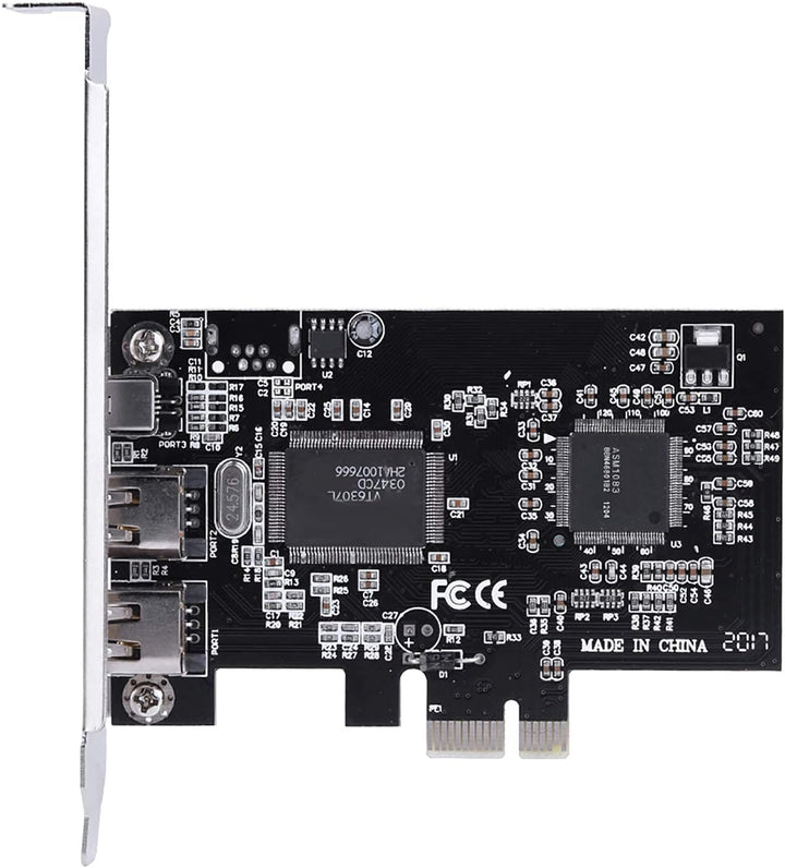 Firewire PCI-Express-Karte, PCI-E PCI Express FireWire 1394a IEEE 1394 Controller-Karte mit FireWire
