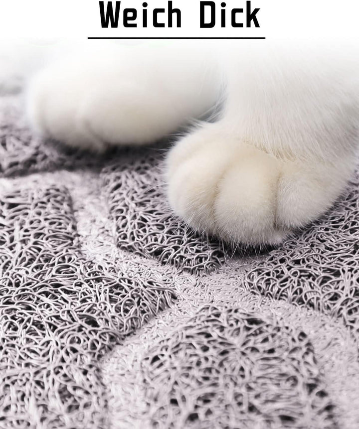 Yimobra Fangmatte für Katzentoilette, leicht zu reinigen, rutschfest, wasserabweisend, weiche Hausti