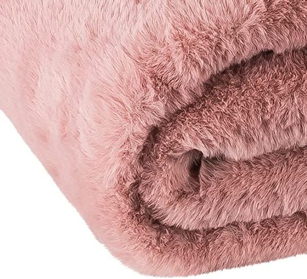 Moon - Wohndecke mit Hasenfelloptik - 150x200 cm - 500 g/m² -Kuscheldecke Sable in super Soft - (Ros