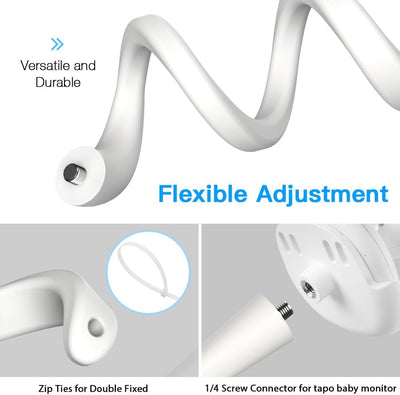 HOLACA Babyphone Halterung für BOIFUN Babyphone mit Kamera Tragbares Vox-Funktion Temperatursensor N