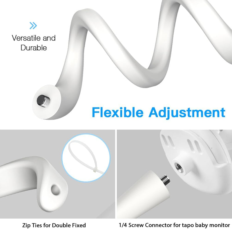 HOLACA Babyphone Halterung für BOIFUN Babyphone mit Kamera Tragbares Vox-Funktion Temperatursensor N