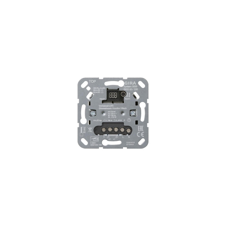 S3000 Uni-LED-Dimmein Komfort 2f Einsatz GIRA 540200