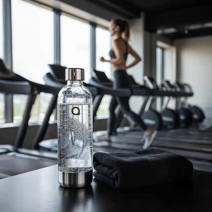 Aquafloow Wassersprudler Ersatzflasche für Soda Maker – BPA-freie 0,8 L Sprudelflasche aus Kunststof