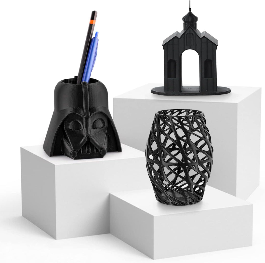 IEMAI PLA Kohlefaser Filament 1,75 mm, 3D Drucker Filament Carbon Fiber Filament 1.75 PLA Gefüllt mi
