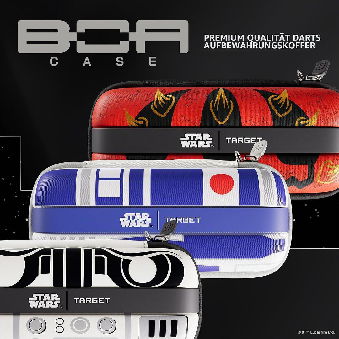 Target Darts Star Wars Darth Maul-BOA-Etui | Hochwertiges Disney-Dart-Etui im Sith-Design, Aufbewahr
