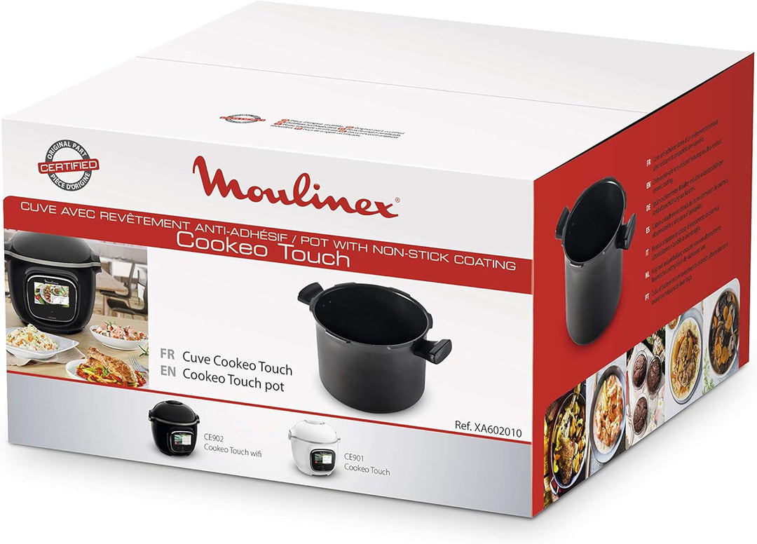 Moulinex Behälter Cookéo Touch Wifi Antihaftbeschichtung XA602010 schwarz Kompatibel mit Cookéo Touc