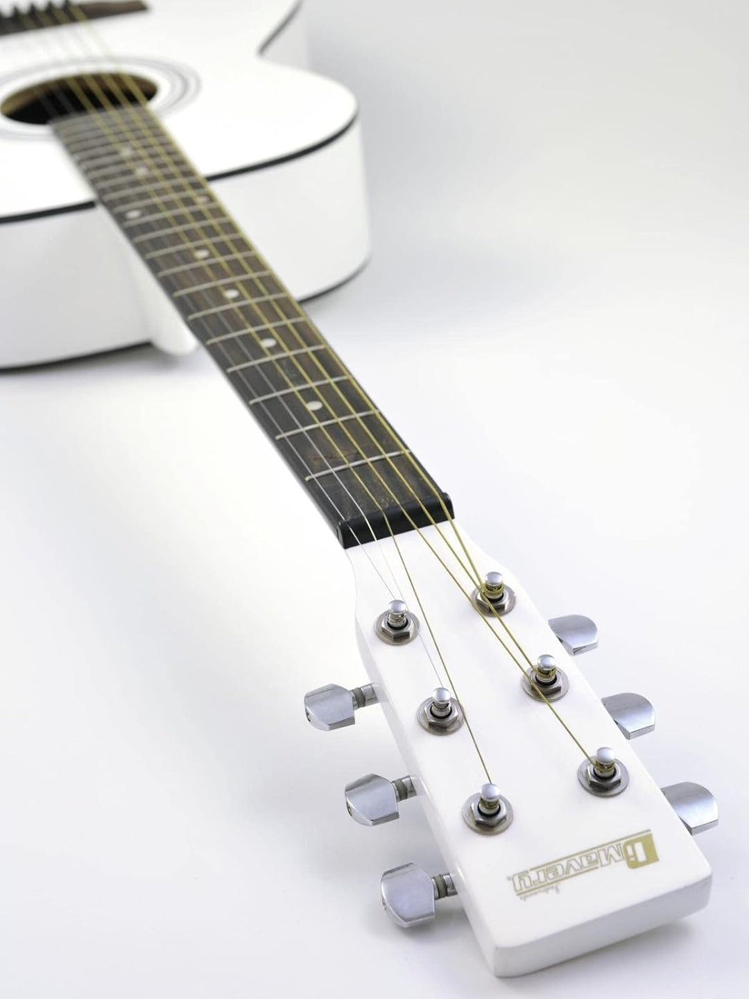 DIMAVERY AW-303 Westerngitarre weiss | Western-Gitarre 4/4