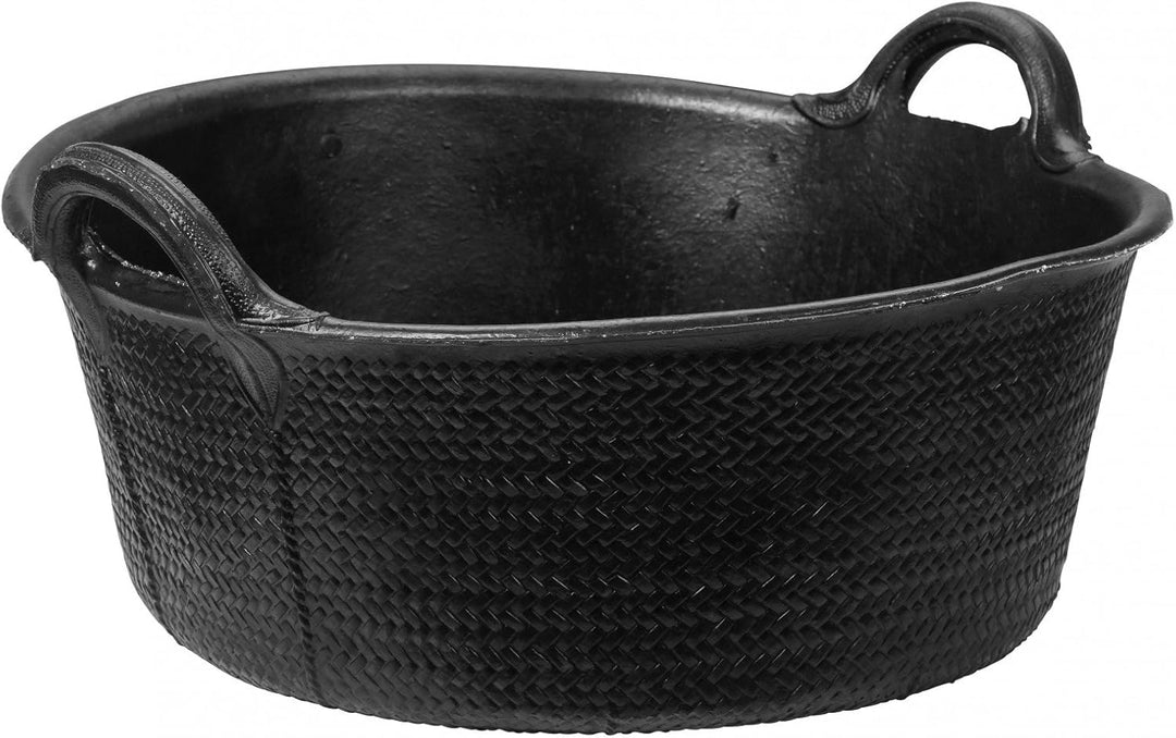 Kerbl Gummitrog, 20 l, Höhe 18 cm, Ø 48 cm 1 Stück (1er Pack), 1 Stück (1er Pack)