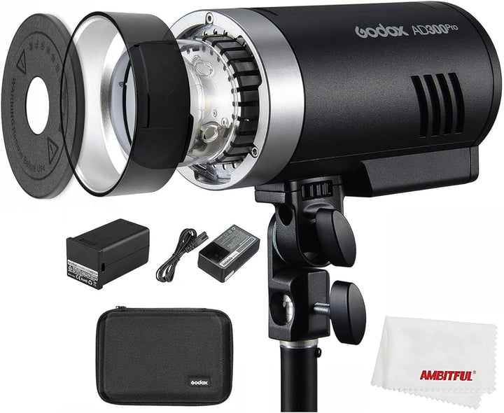 Godox AD300Pro AD300 Pro Outdoor Kamera Blitzlicht Vedio Light 300Ws TTL 2.4G 1/8000 HSS mit 2600mAh