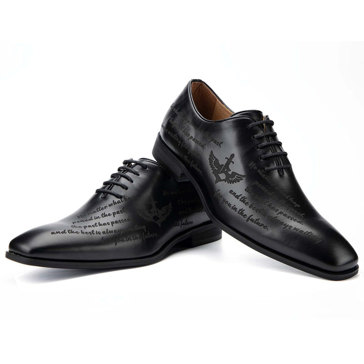 JITAI Mokassins Herren Elegante Schuhe Freizeit Loafer Herren Anzug Schuhe 42 EU Schwarz 03, 42 EU S