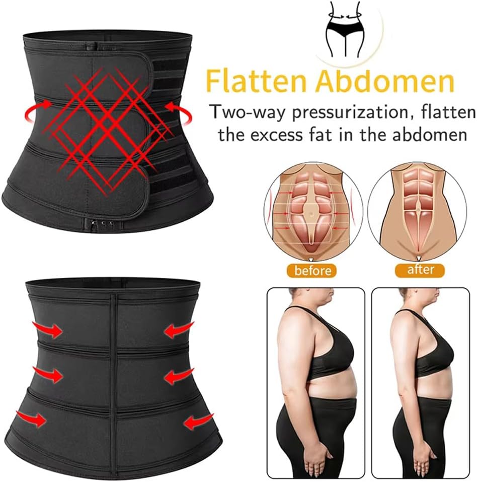 Taillentrainer für Damen, Taillenmieder, Bauchkontrolle, verstellbar, Körperformer, Gewichtsverlust