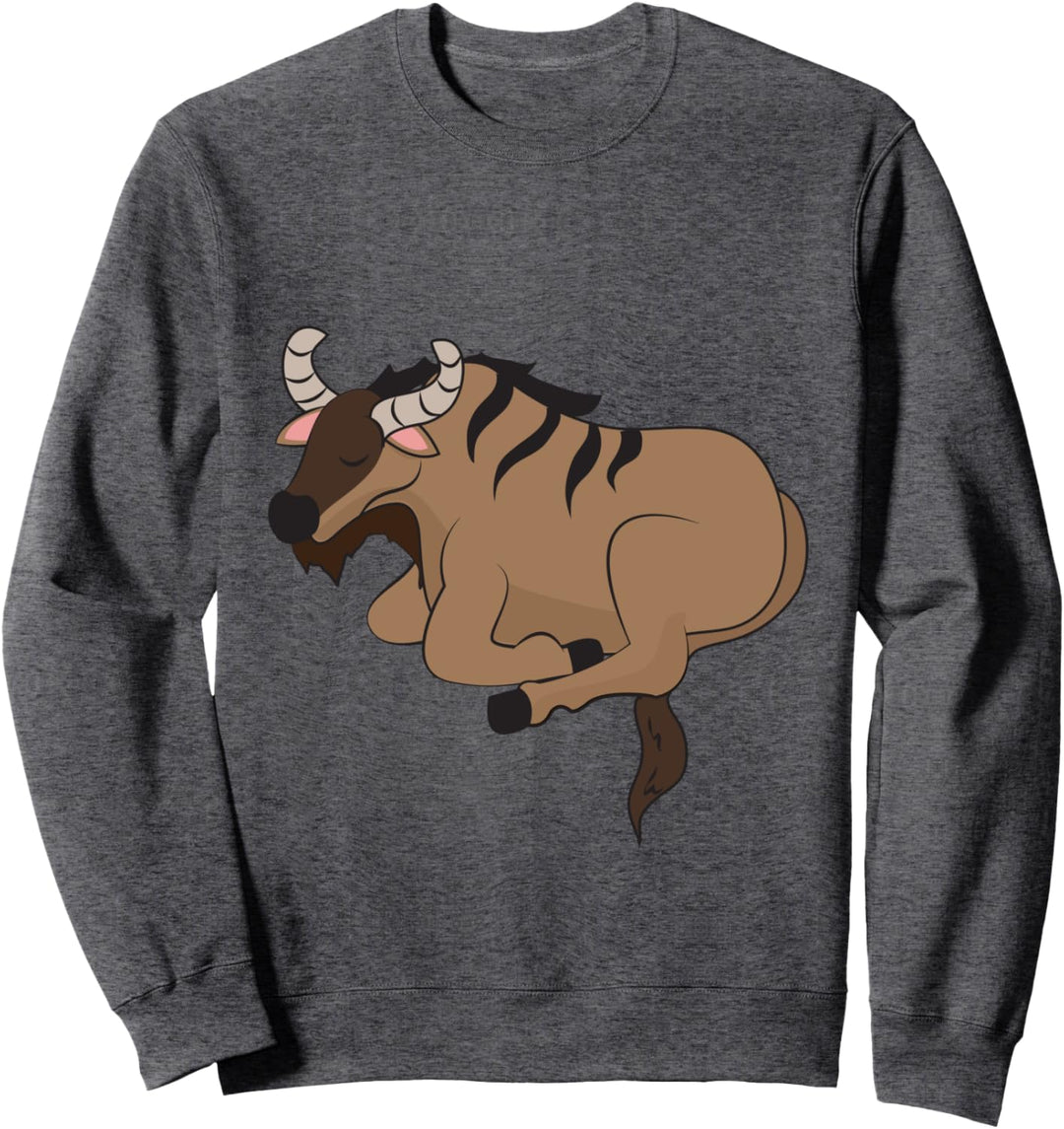 Schlafanzug Kinder, Schlummerlicht Kinder, Gnu Schlaf Sweatshirt