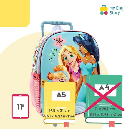 mybagstory - Trolley – Prinzessin – Rosa – Kinder – Schule – Kindergarten – Grundschule – Schulranze