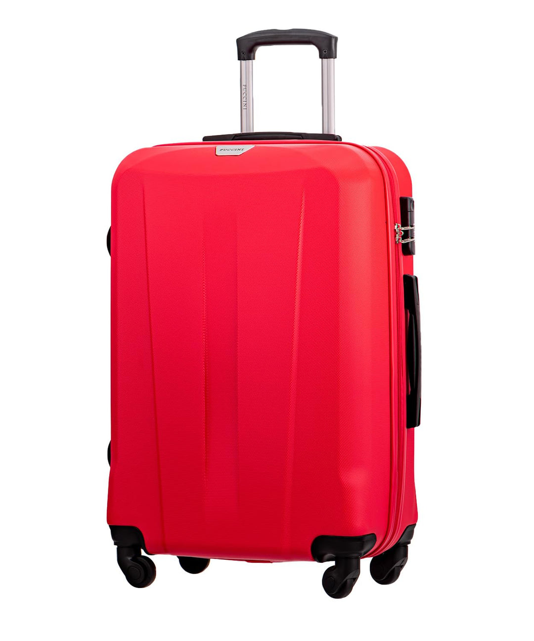 PUCCINI Koffer Paris Hartschalenkoffer Handgepäck Trolley Leicht Reisekoffer mit 4 Rollen S-M-L-XL R