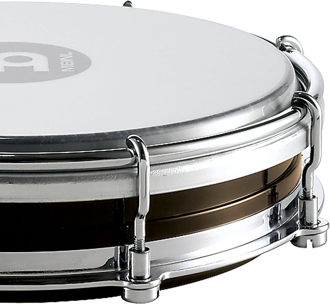 Meinl Percussion TBR06ABS-BK Floatune Tamborim (ABS-Plastik), 15,24 cm (6 Zoll) Durchmesser, schwarz