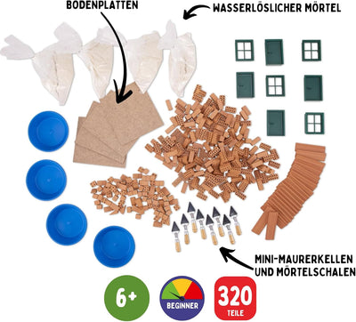 Teifoc TEI 502 Steinbaukasten - Gruppenbaukasten, Schulgruppenpaket, Lernspielzeug für bis zu 8 Kind