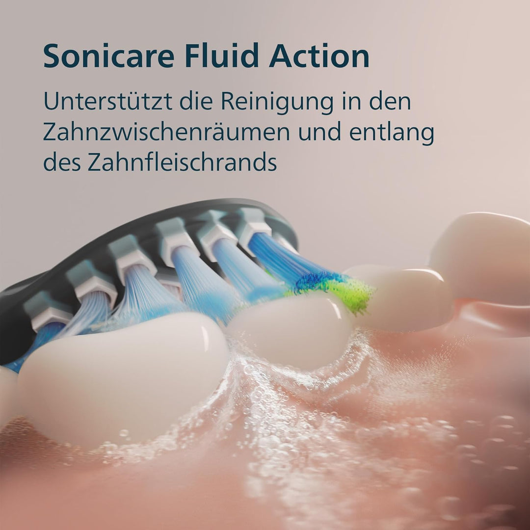 Philips Sonicare DiamondClean 9000 Elektrische Zahnbürste Doppelpack - 2 Schallzahnbürsten, 1x Ladeg