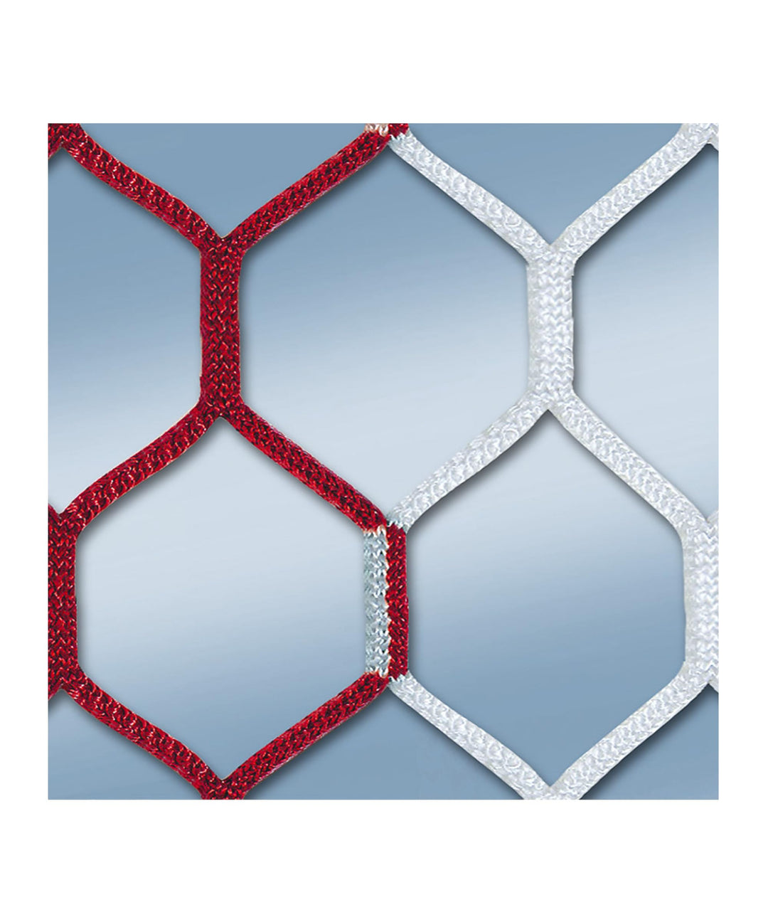 Cawila Tornetze PRO Tornetz PPM 4MM HEX120 | 5,15 x 2,05m | 0,8 x 1,5m /weiss rotweiss Einheitsgröss