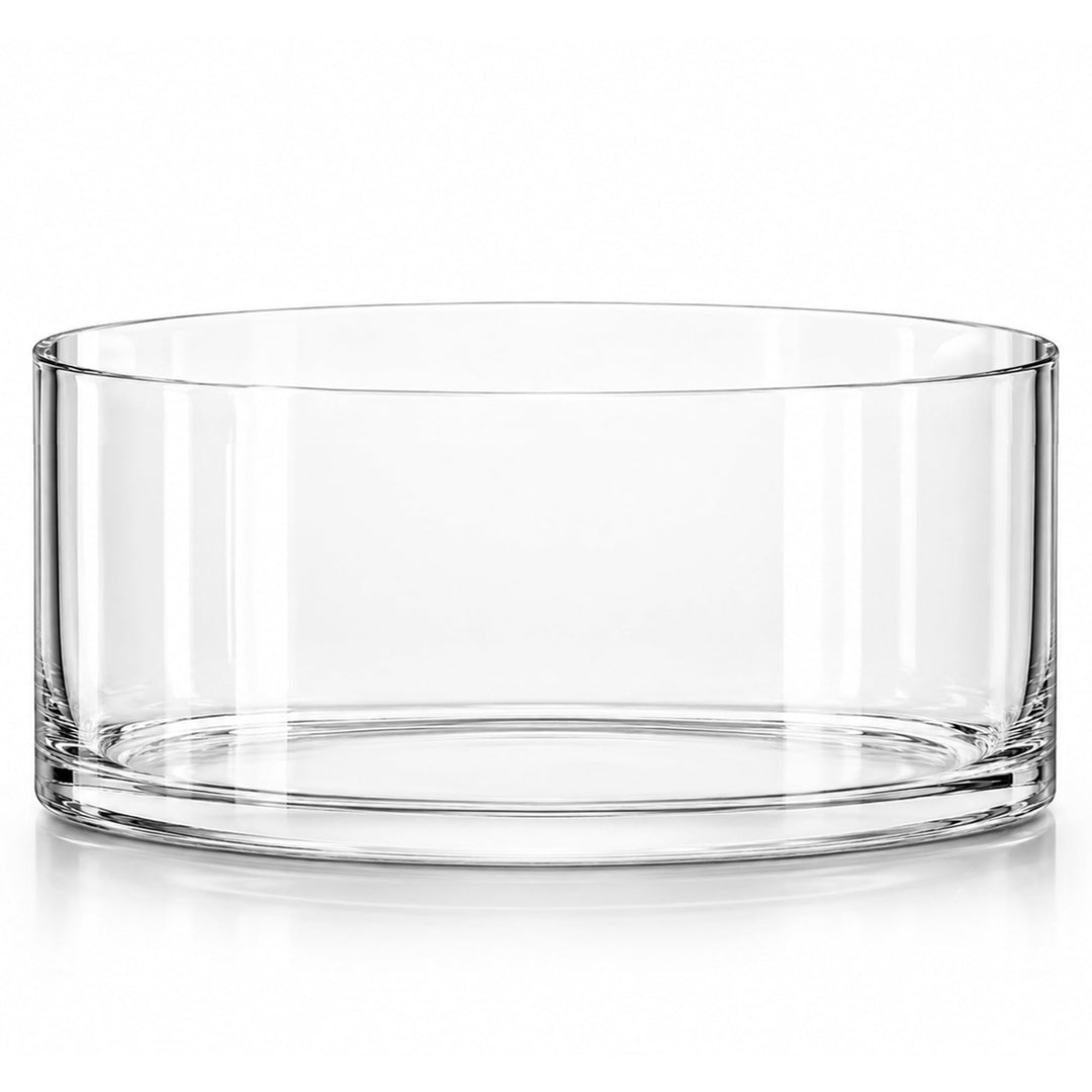 Royal Imports Dekorative Blumenvase aus Glas für Zuhause oder Hochzeit, Zylinderform, 10,2 cm hoch,