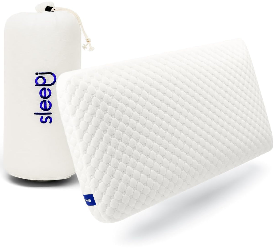 sleepi® Comfort | Nackenstützkissen für Rückenschläfer | 70 x 40 x 11cm | Optimale Druckentlastung d