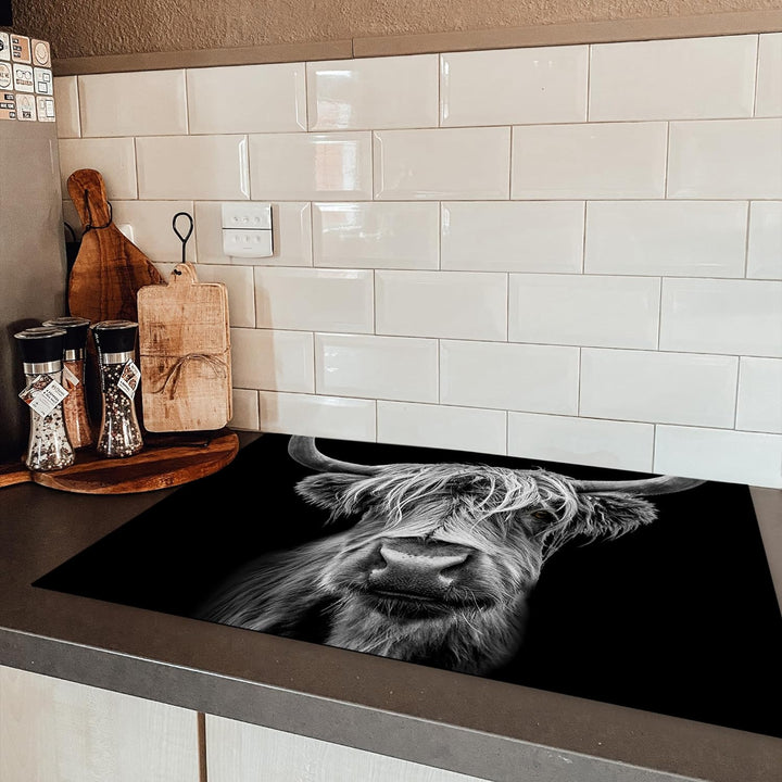 KitchenYeah© Herdabdeckplatte Einteilig Ceranfeld Abdeckplatte Küche Ceranfeldabdeckung Anti Rutsch